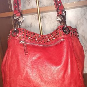 Anne Klein leather shoulder bag